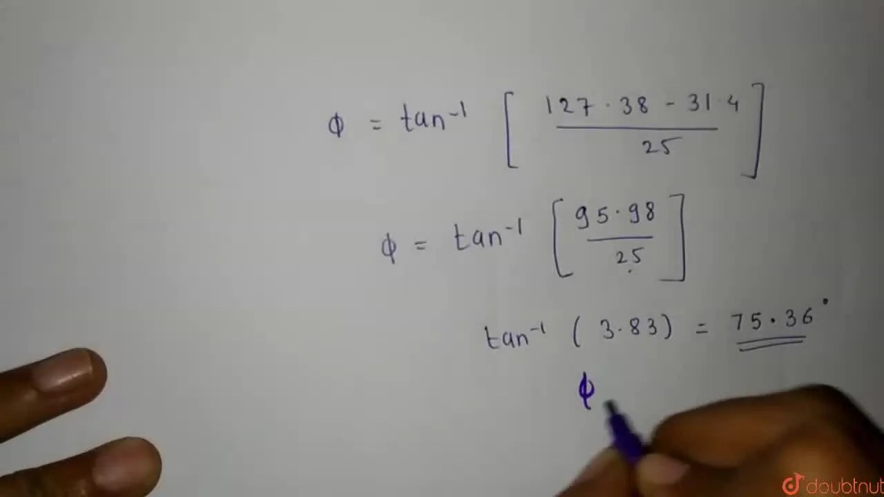 [Marathi] A capacitor of 25 muF, inductor of 0.1 H and resistor of res