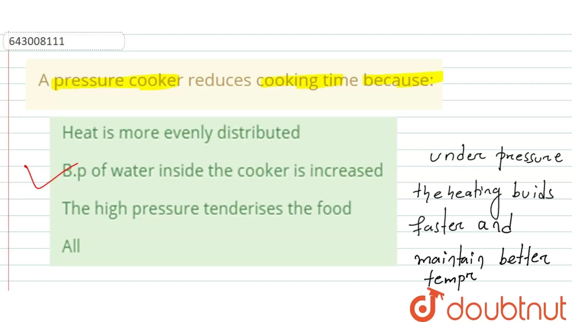 [Odia] A pressure cooker reduces cooking time because