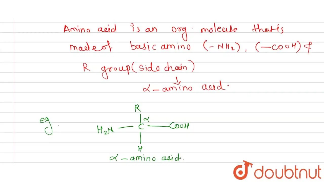 [Marathi] What are alpha amino acids?