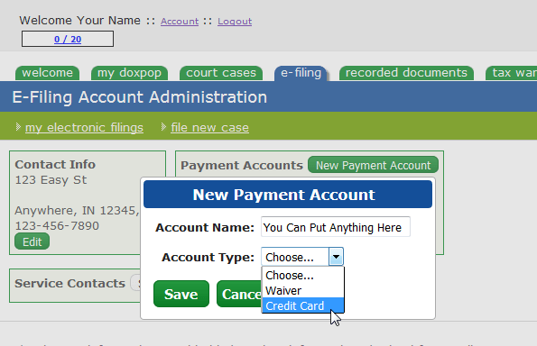 Attorney Filer/Firm Account Registration