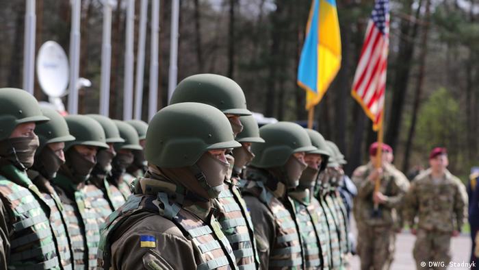 Українські та американські солдати на спільних навчаннях на Львівщині