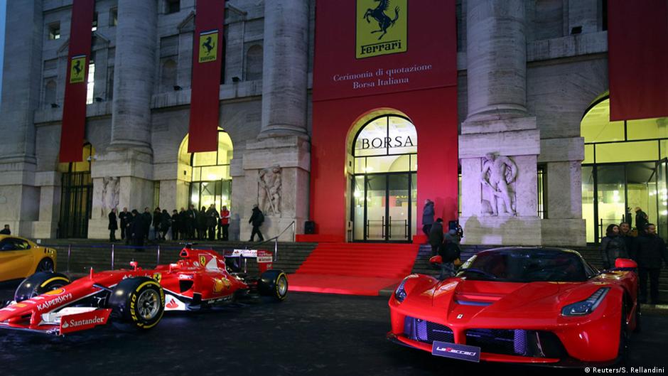 Ferrari shares in Milan – DW – 01/04/2016