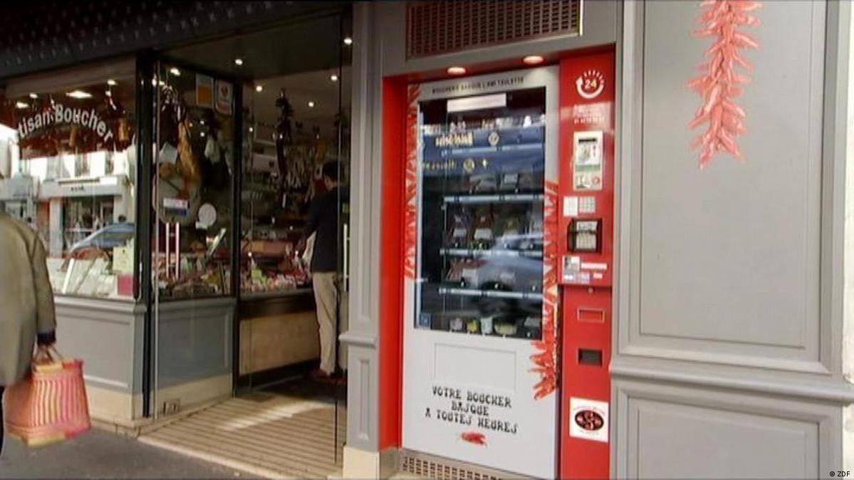 Vending machines for French meat fans DW 08/01/2016