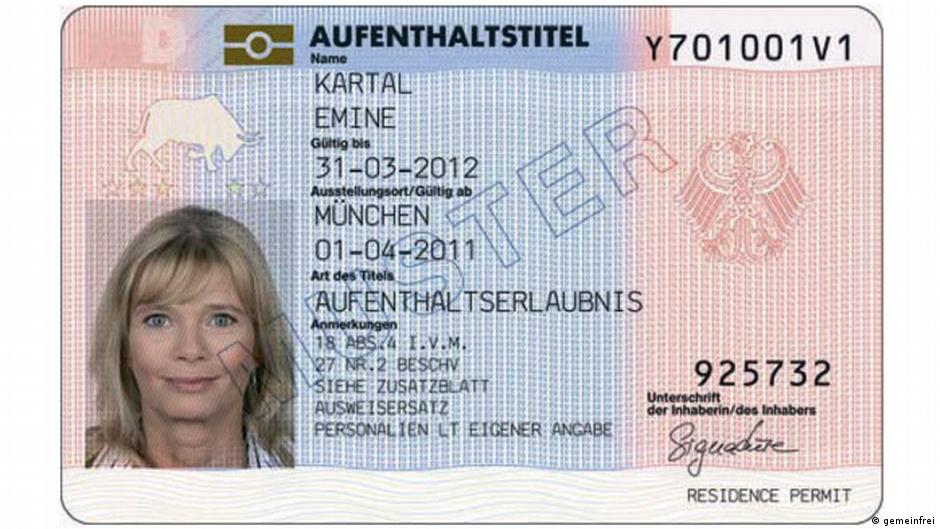 Blaue Karte Unbefristete Aufenthaltserlaubnis Image sélectionnée image carte de sejour francaise 226198Image carte