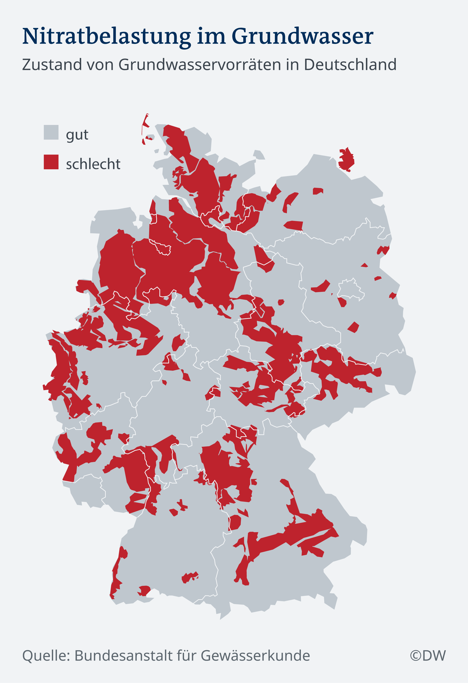 Leitungswasserqualität Deutschland Karte Macht Nitrat im Leitungswasser krank? Wissen & Umwelt DW 11.07.2018