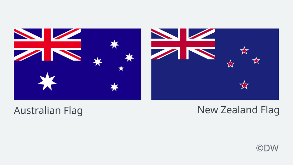 New Zealand Flag Vs Australian Flag