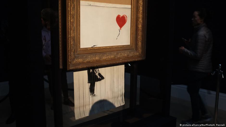 Banksy says 'Balloon Girl' stunt went wrong DW 10/18/2018