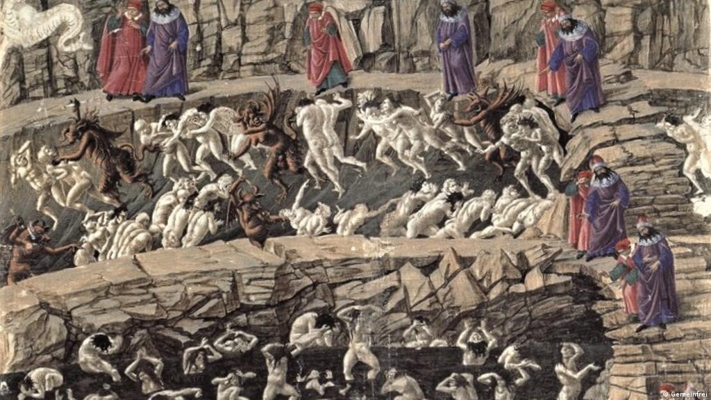 Botticelli S Inferno Dante S Hell In Art Highlights Dw 28 12 2020