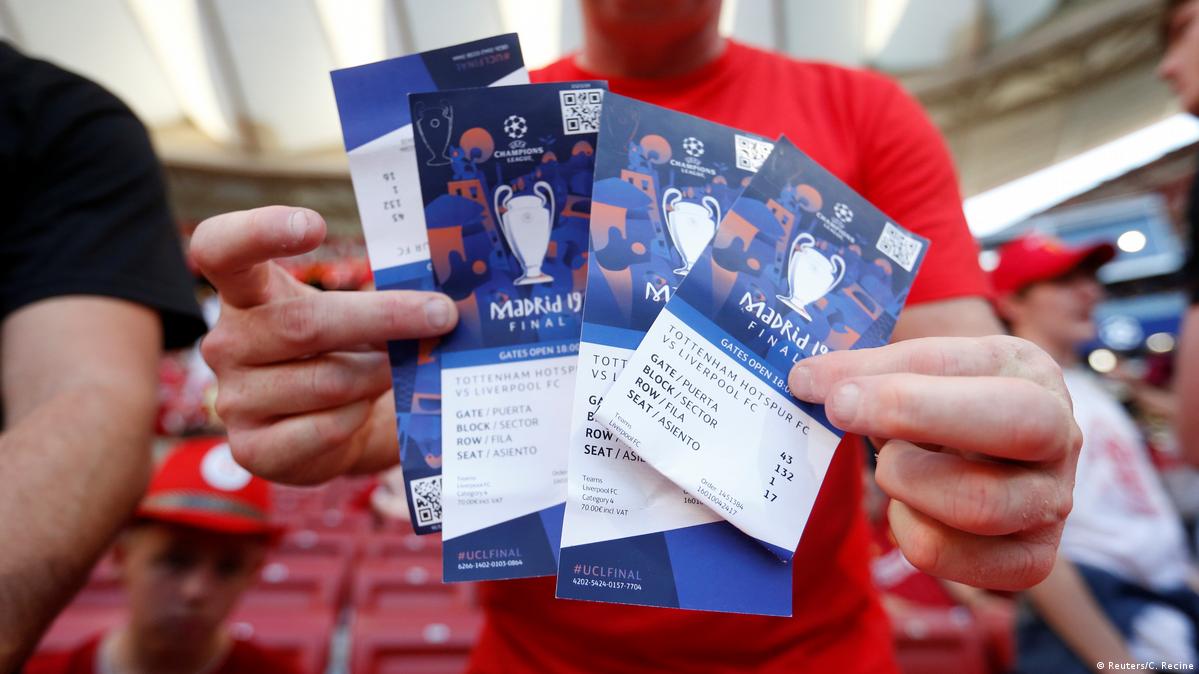 UCL final ticket stolen? UEFA say tough luck DW 06/05/2019