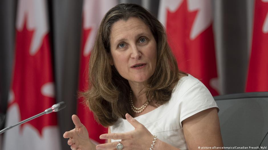 PM Trudeau appoints Canada's first female finance minister DW 08/19