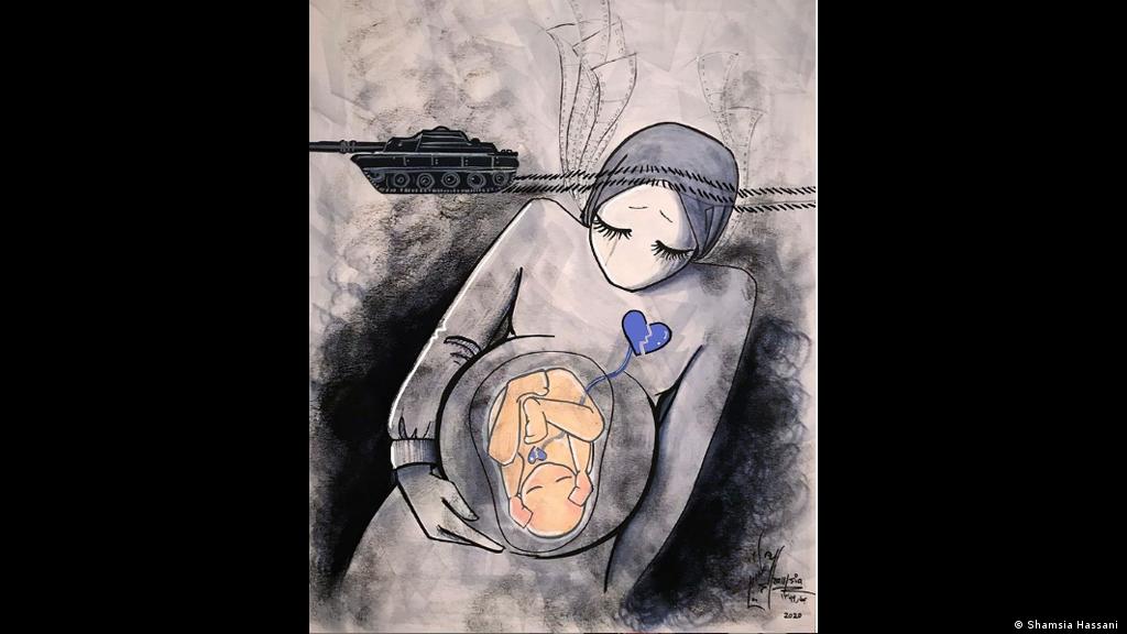 Shamsia Hassani The Afghan Female Graffiti Artist Capturing Women S Voices Arts Dw 19 08 2021