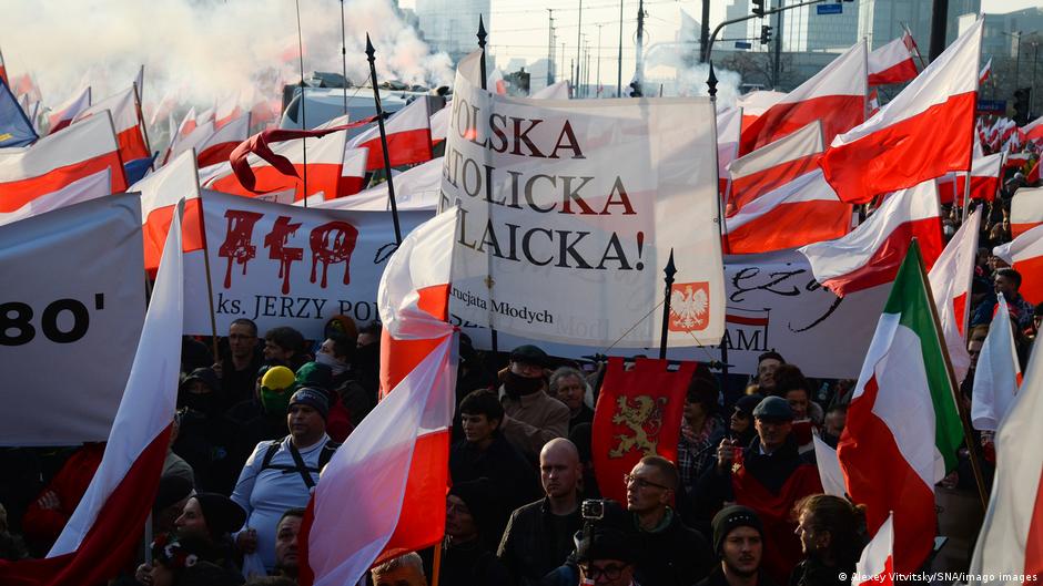 Israel, Poland slam antisemitic national day march DW 11/14/2021