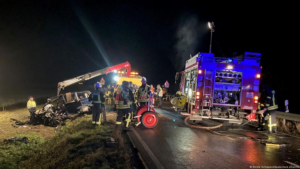 Germany Five dead in headon collision in Hesse DW 12/06/2021
