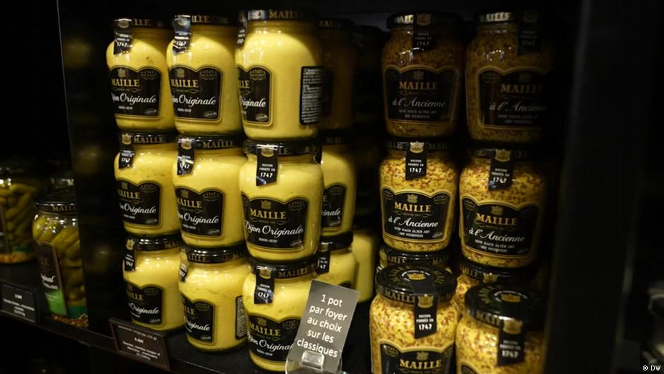 France faces mustard shortage DW 10/11/2022