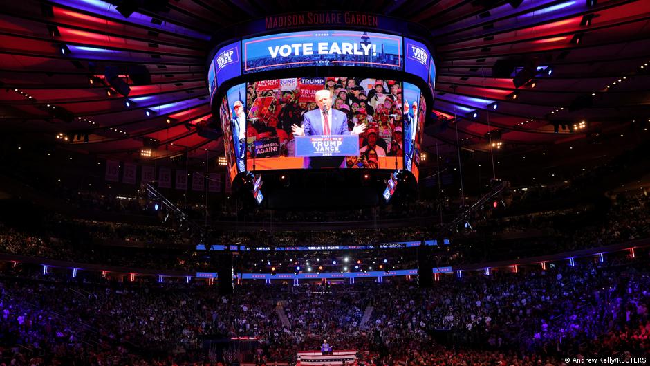 Trump holds mass rally in New York City DW 10/28/2024