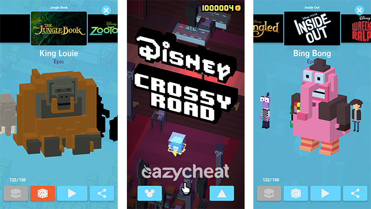 Disney Crossy Road v1.100.7113 Cheat Unlimited Money. Coins. Gems. All Unlocked!