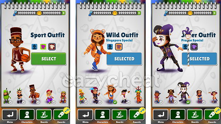 Subway Surfers v1.59.1 Cheat roms pure