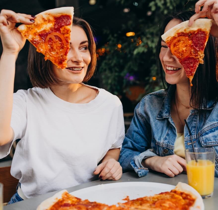 Real woodfired brick oven pizza
