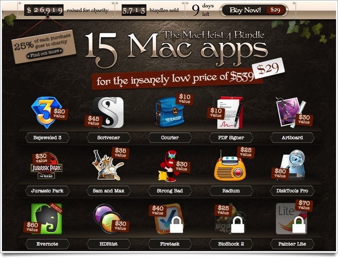 5 jogos, 9 apps legais e o Evernote Premium por US 29