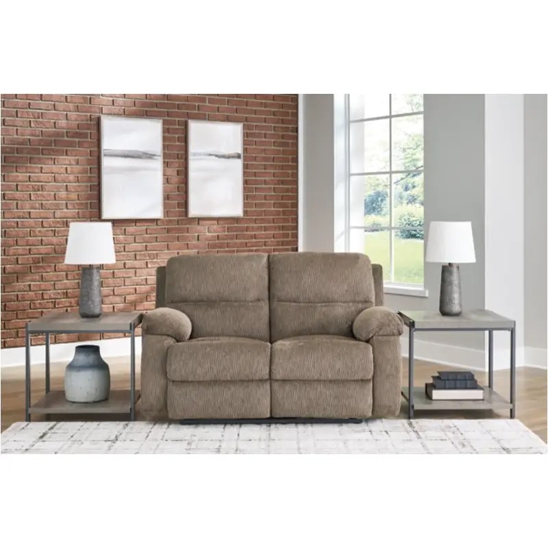 6650486 Ashley Furniture Scranto Reclining Loveseat Oak
