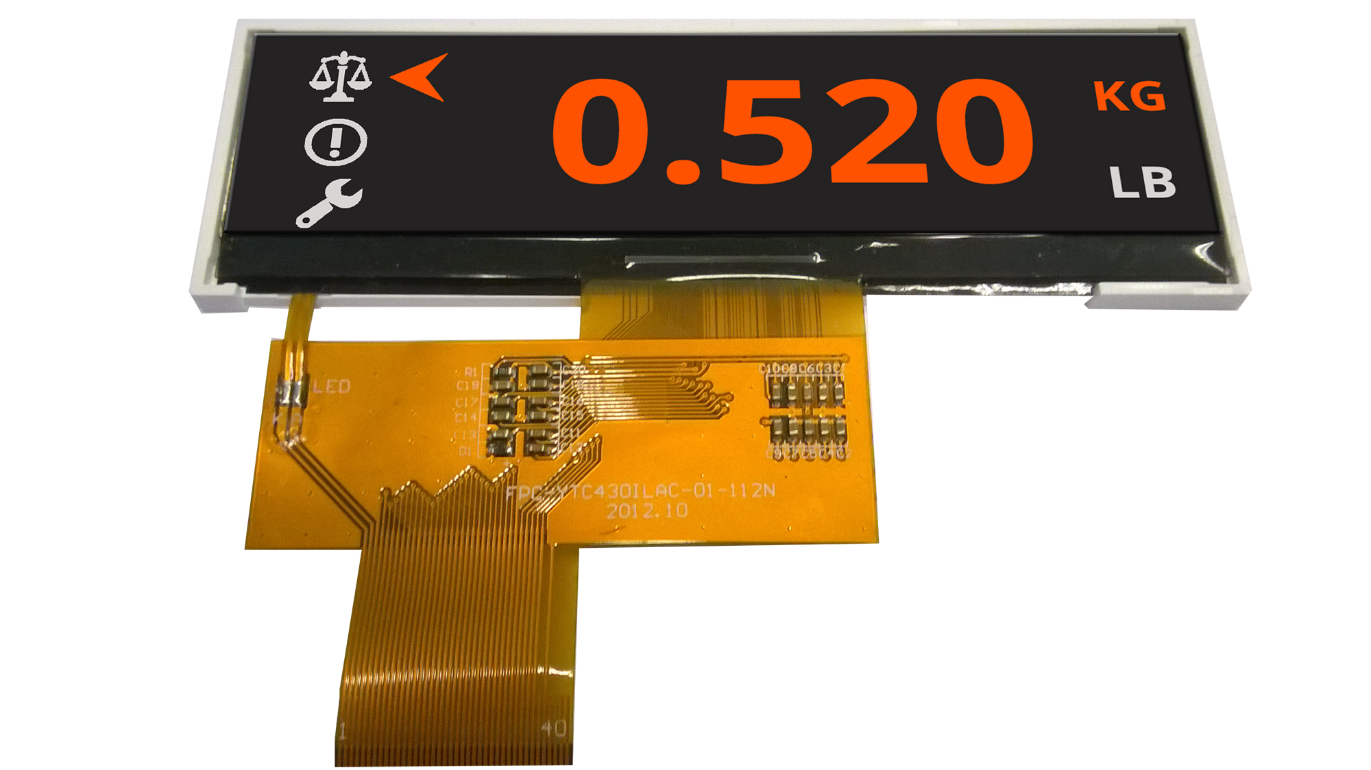 TFT displays can be cut to size