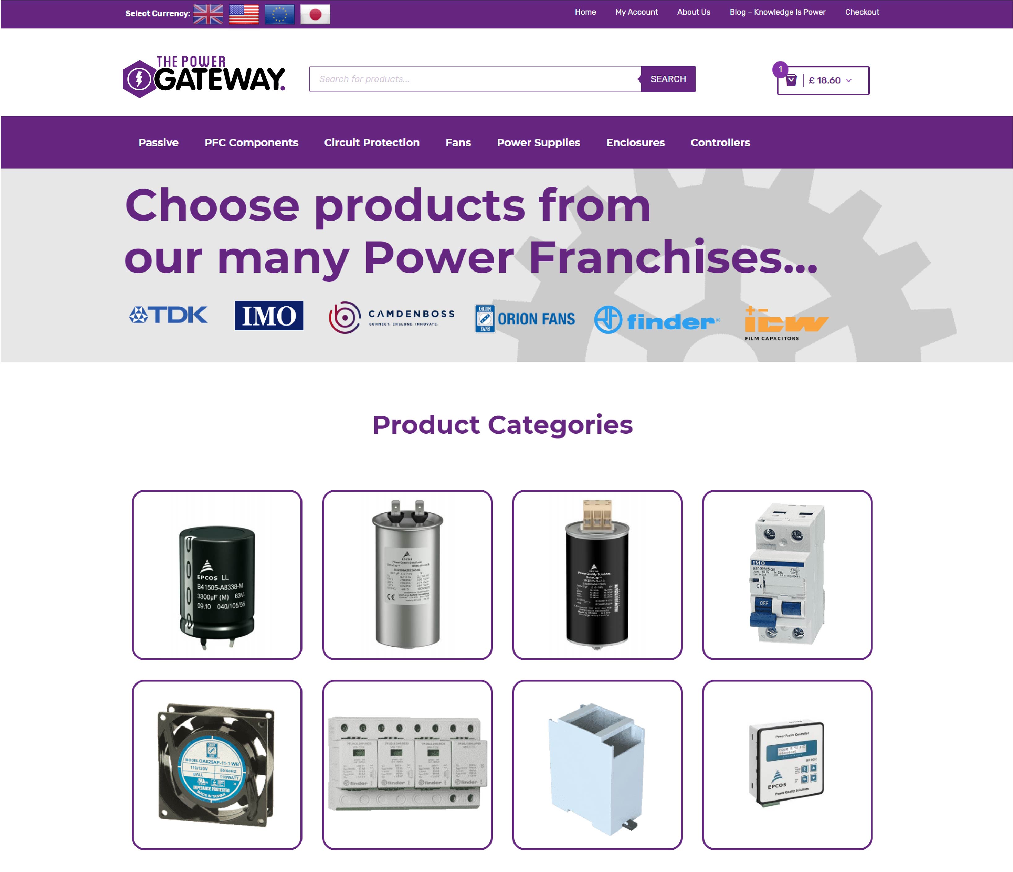 Website is dedicated to power products