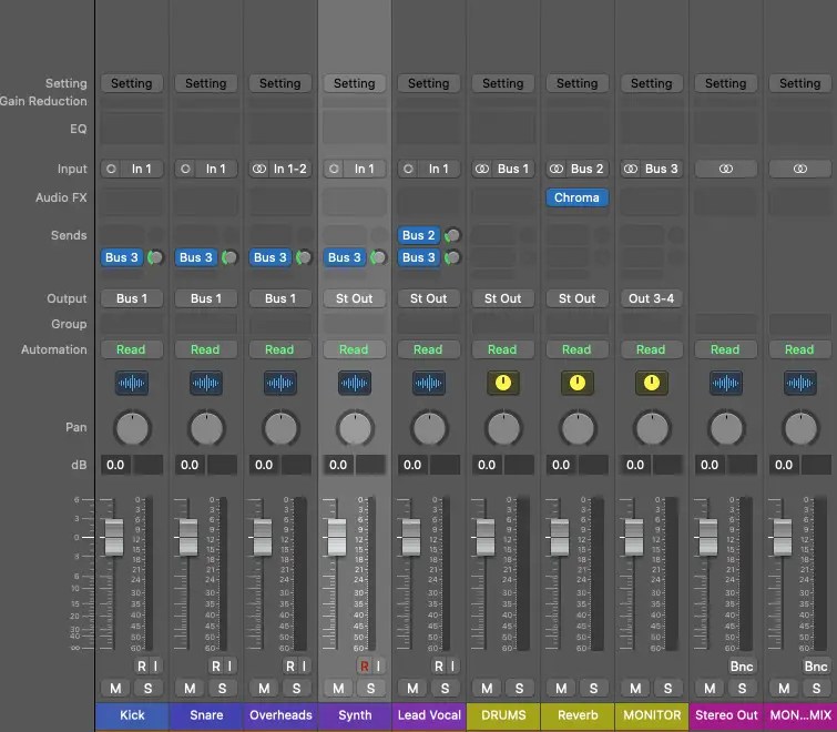 Understanding the Difference Between Auxes and Buses