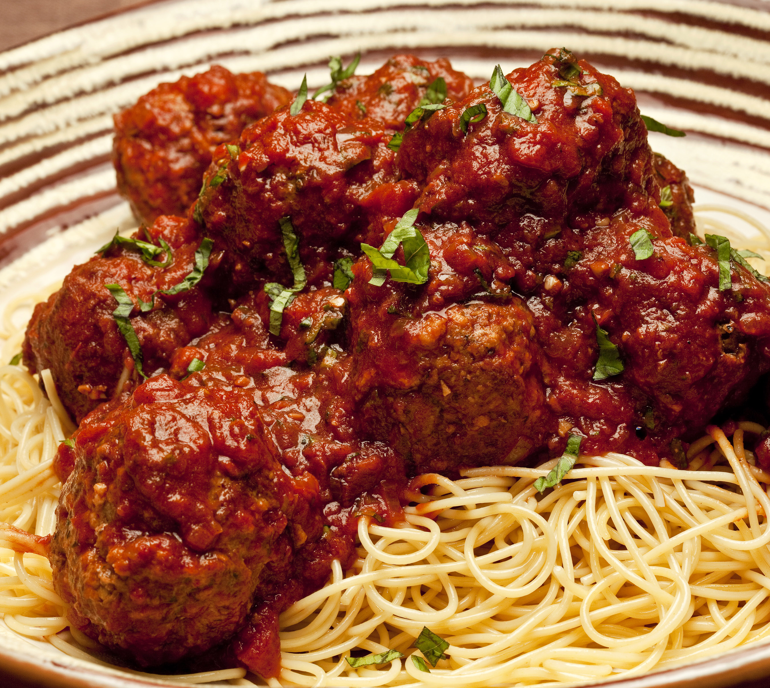 Big Boy Meatballs and Spaghetti
