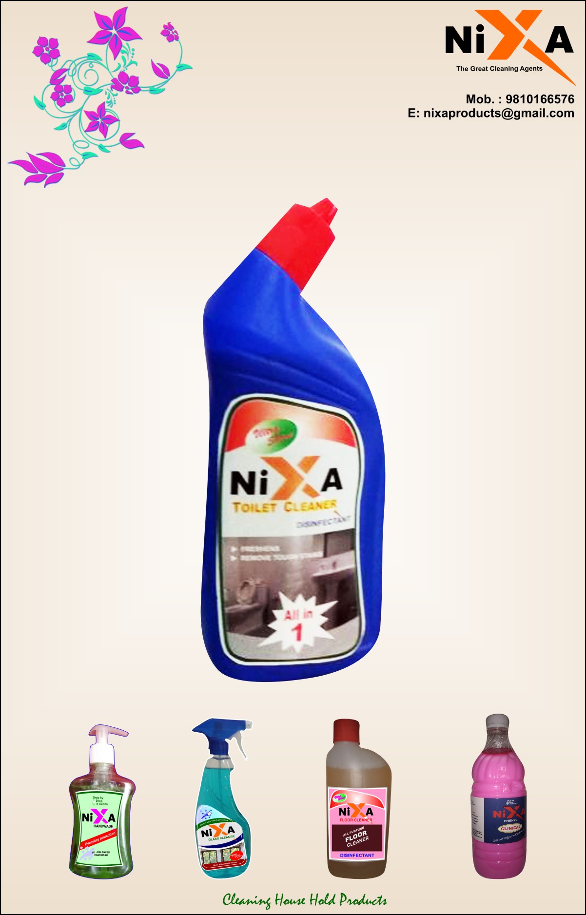 Want Selling Agents for Cleaning products in India and abroad EntryIndia