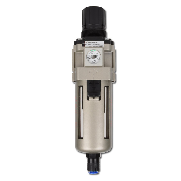 SMC Filter Regulator 0.01 mm 8.5 Bar Up To 60 l/min 1/8" To 1/2