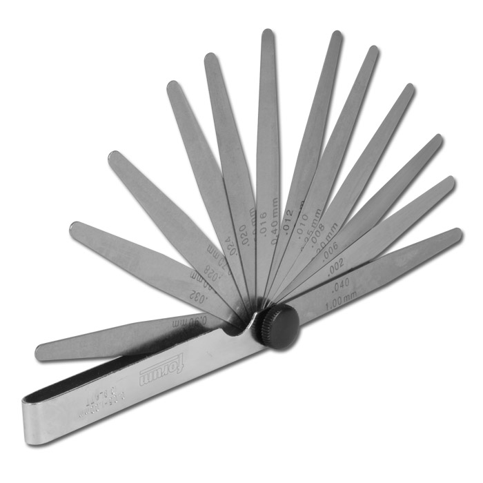 Precision Feeler Gauge Steel Measuring Range 0,05 To 2mm 0,050