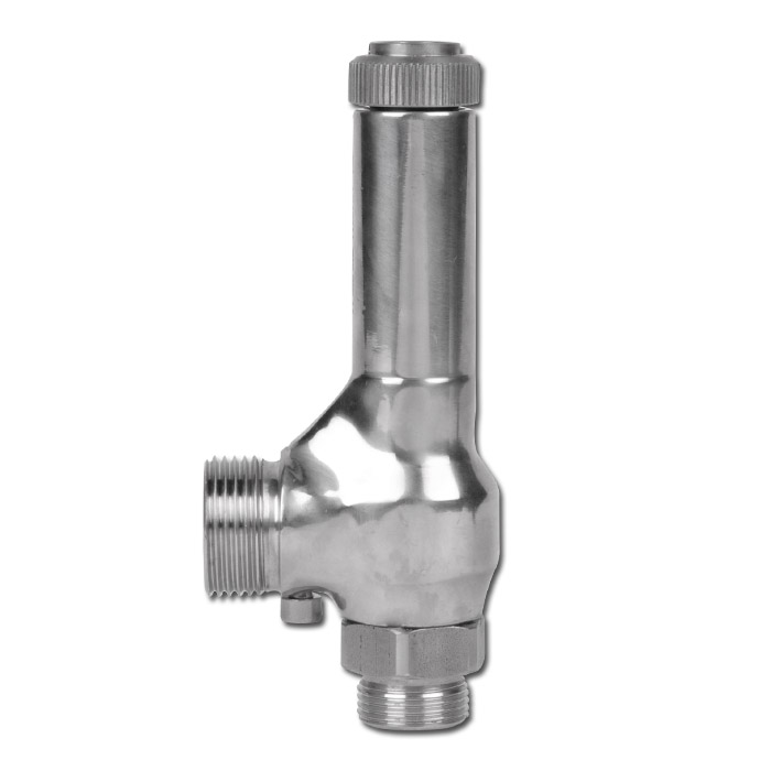 Angular safety valve (MOT) compressed air VA 2 to 30 bar