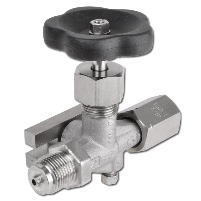 Pressure Gauge Stop Valve DIN 16271 With Test Flange 60x25x10 PN 250/400
