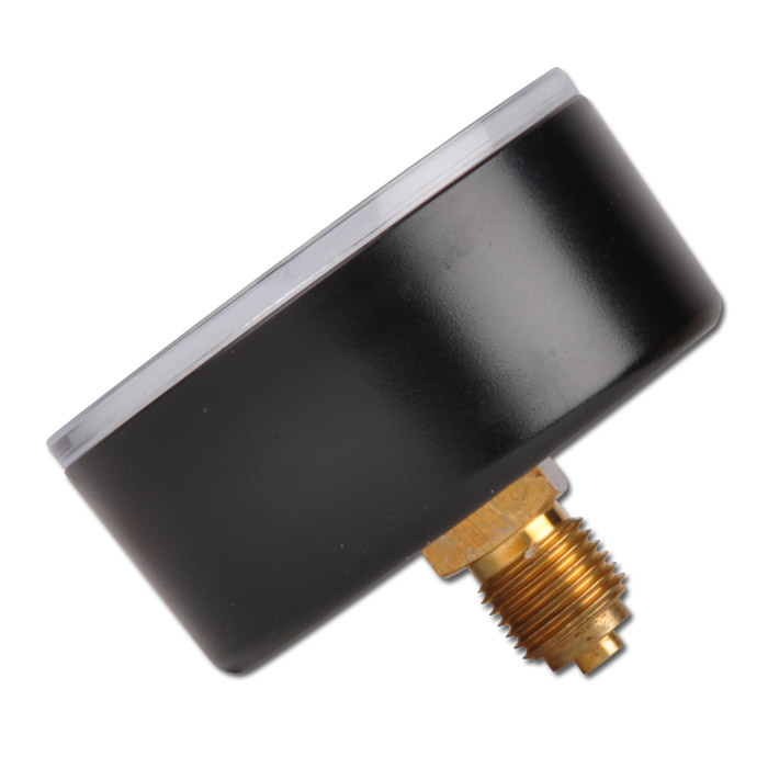 Manometer Klasse 2,5 von 1 bar bis 250 bar waagerecht Kunststoff