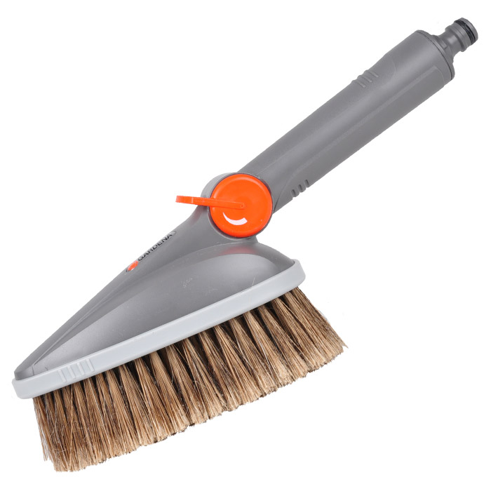 Gardena Hand Wash Brushes with Horsehair Bristles