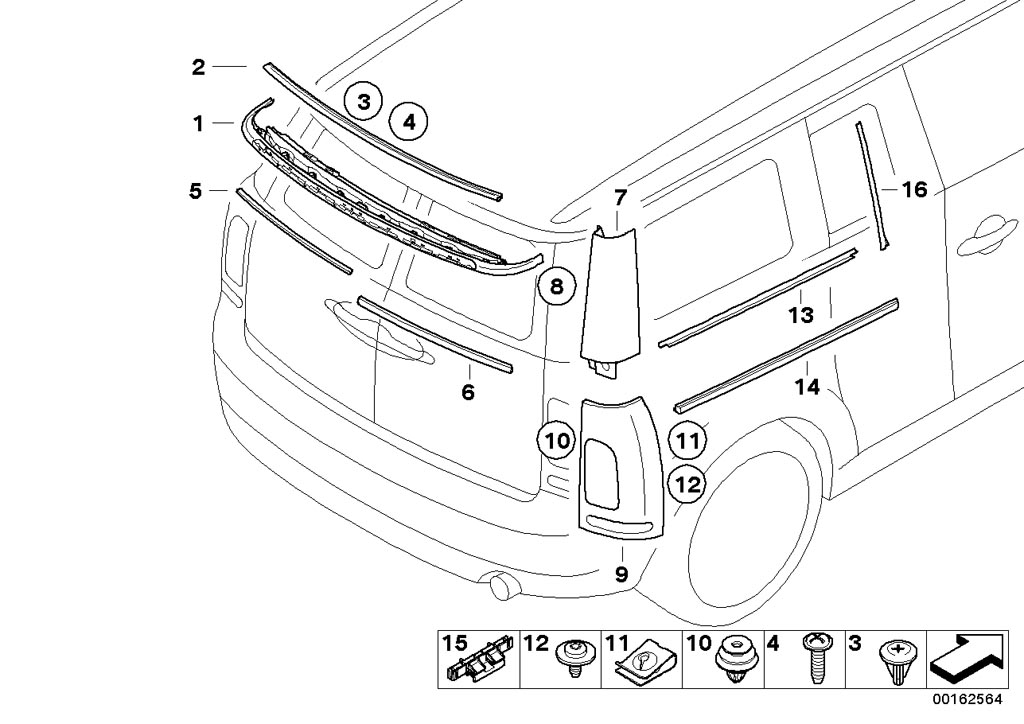 MINI D/ECE/Vehicle Trim/Retrofit Kit, Door Entry