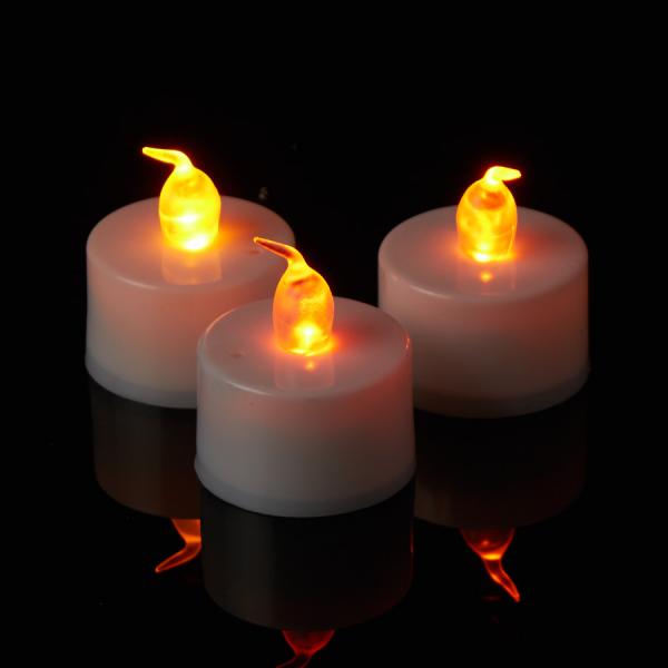 Decostar™ Warm White LED Tea Light Candle 6 Boxes of 12 72 Candles!
