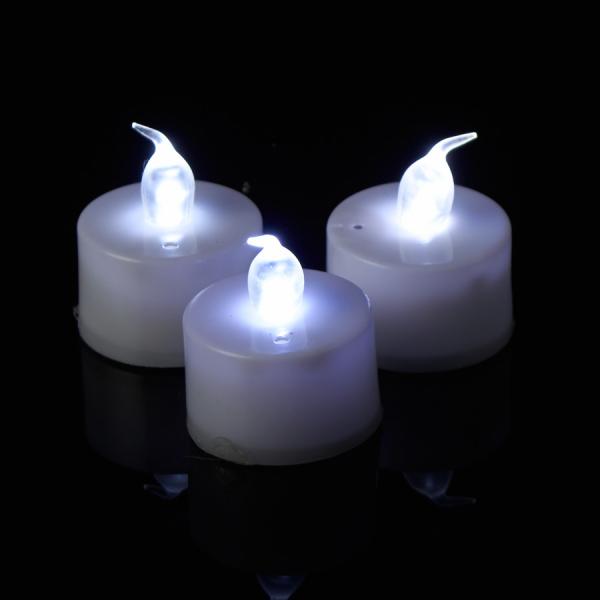 Decostar™ Cool White LED Tea Light Candle 6 Boxes of 12 72 Candles!