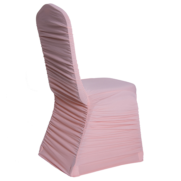 Blush Pink Chair Covers Banquet Hall Chair Covers