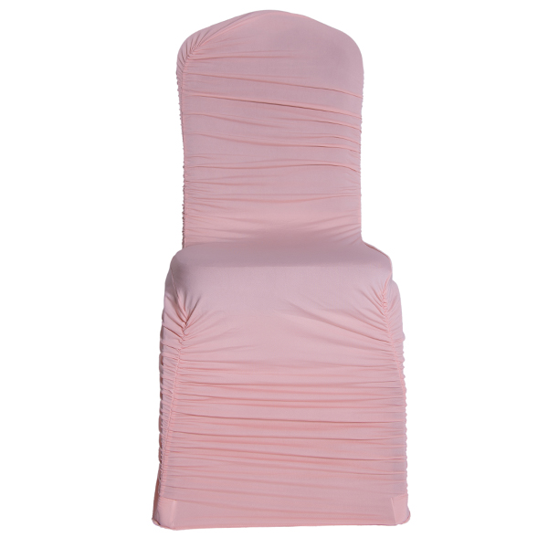 Blush Pink Chair Covers Banquet Hall Chair Covers