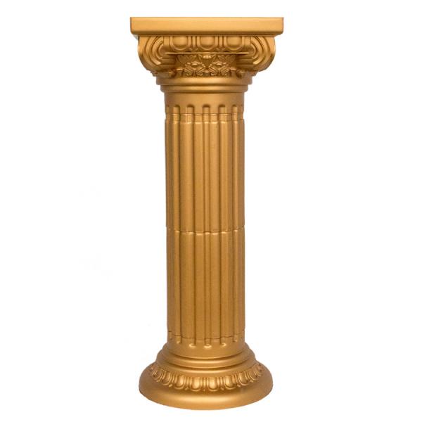 Decostar™ Roman Plastic Pillars Columns 36 1/4 Gold 4 Pieces