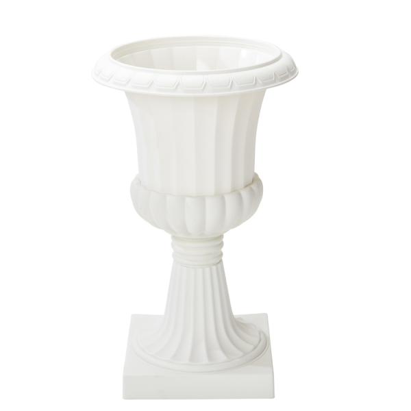Decostar™ White Plastic Planter Urn 31½