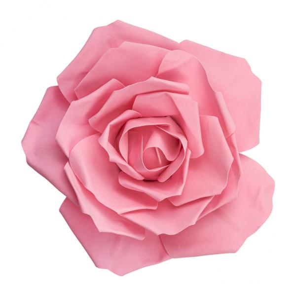 16 Foam Rose for Wall Decor, Backdrops and More Dusty Rose
