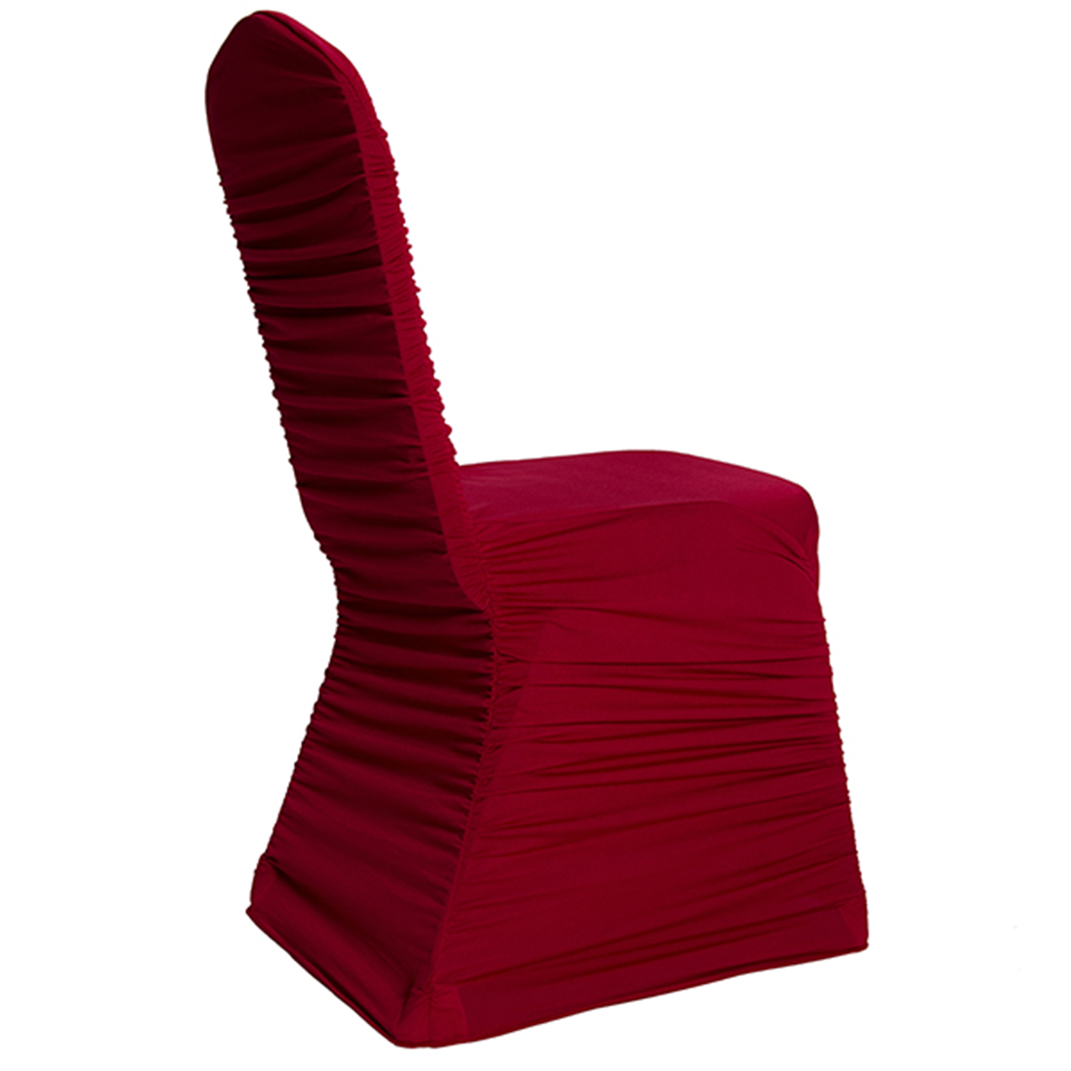 Red Wedding Chair Covers Ruched Chair Covers for Sale