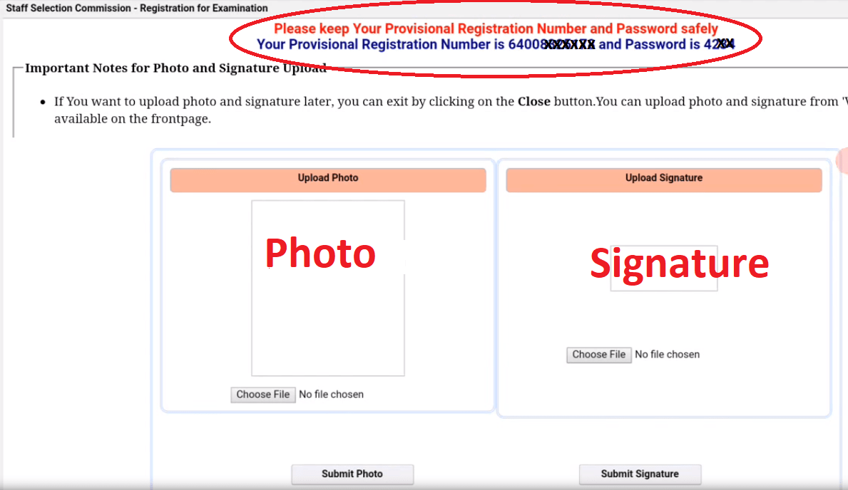 SSC CHSL online application form Process