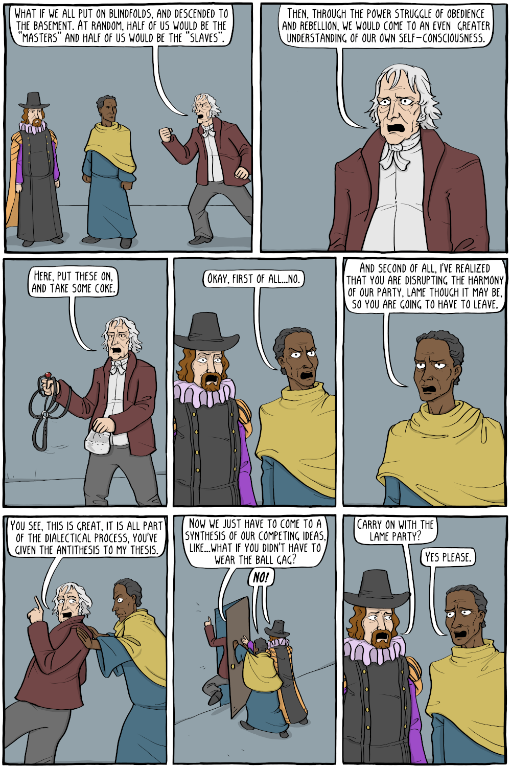 Wilhelm Friedrich Hegel Existential Comics