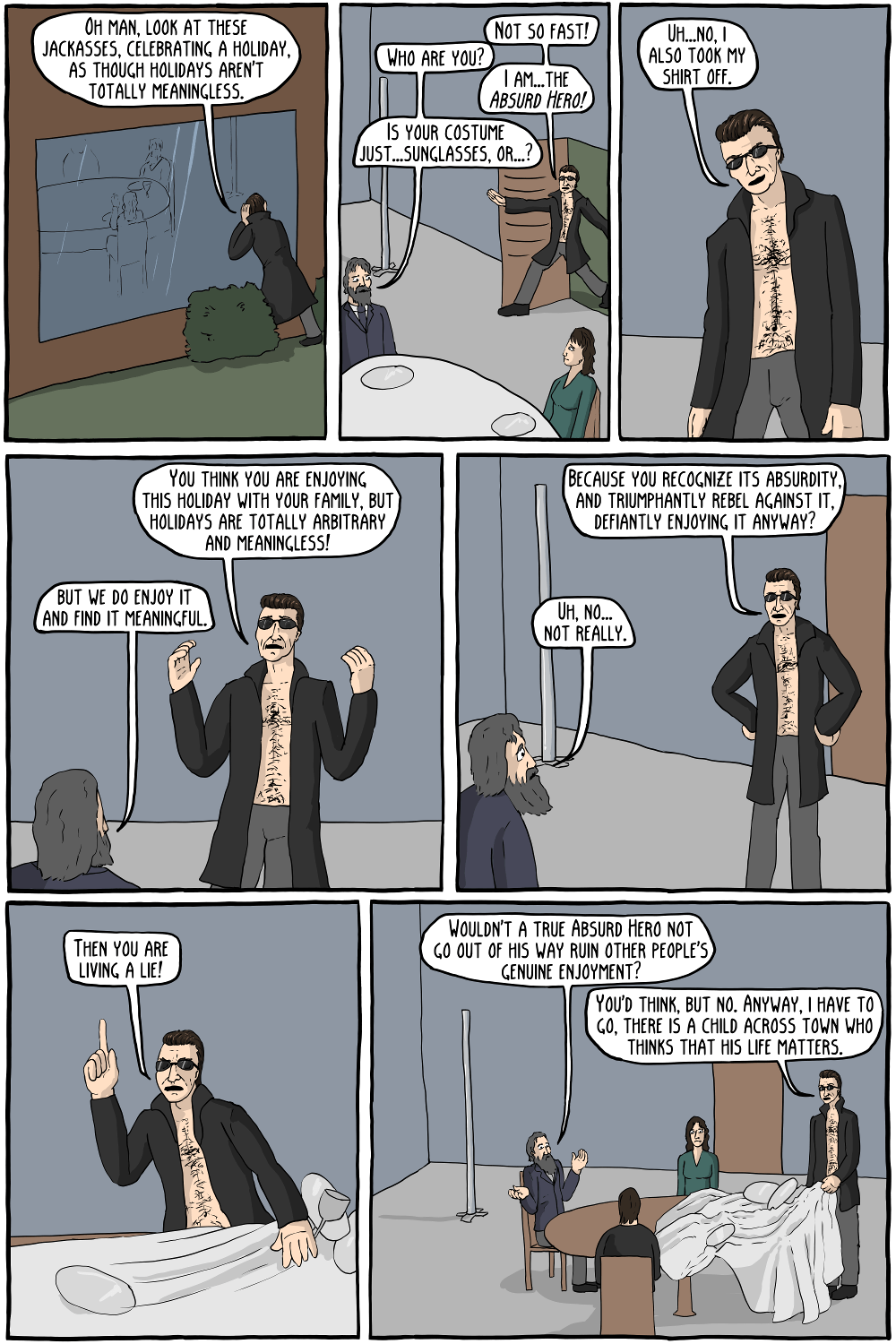 Albert Camus the Absurd Hero Existential Comics