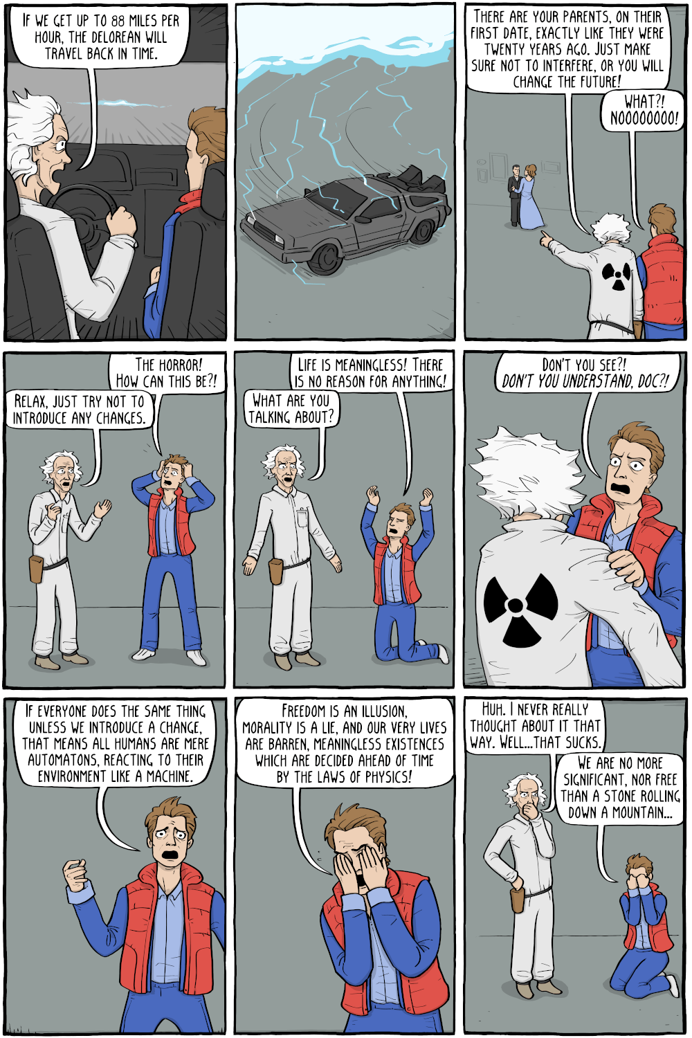 Back to the Future Existential Comics