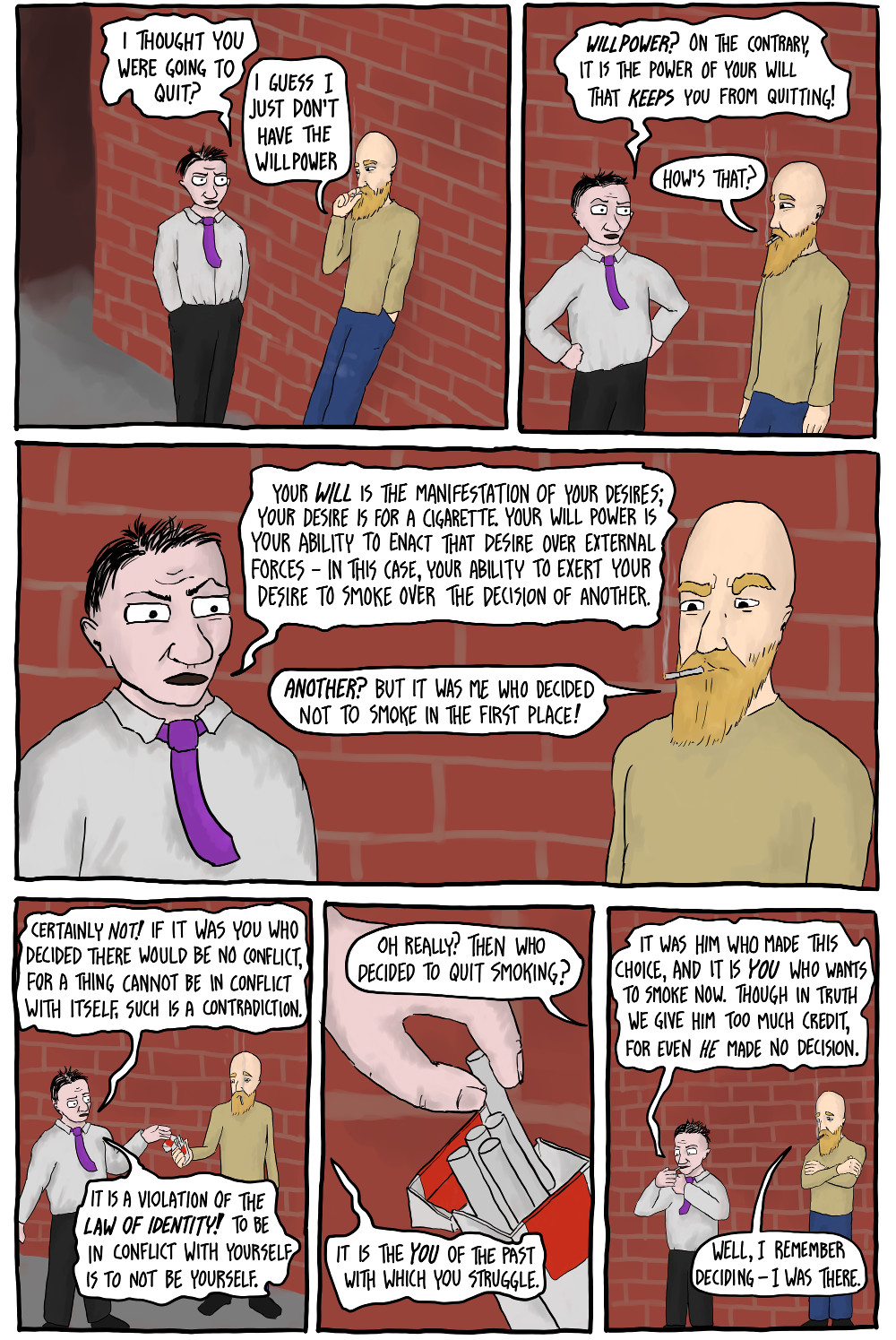 How to Quit Smoking - Existential Comics
