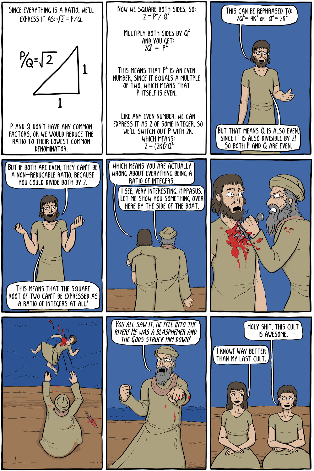 The Pythagoreans Existential Comics